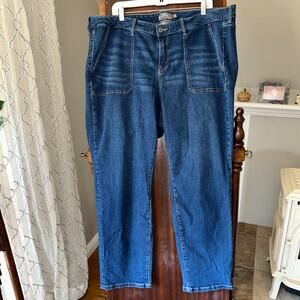 Torrid Jeans Women 22R Boyfriend Vintage Stretch Blue Denim
